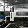 FL-L2060FHR-10000-D350-IPG Лазерный станок для резки листового металла и труб с кабинетной защитой